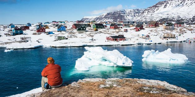 jagged icebergs - True North