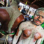 PNG Tribe with crocodile Marks