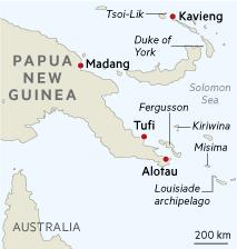 PNG Adventures in Paradise Map