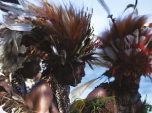 Feathered Headress - East Papua New Guinea Tribe